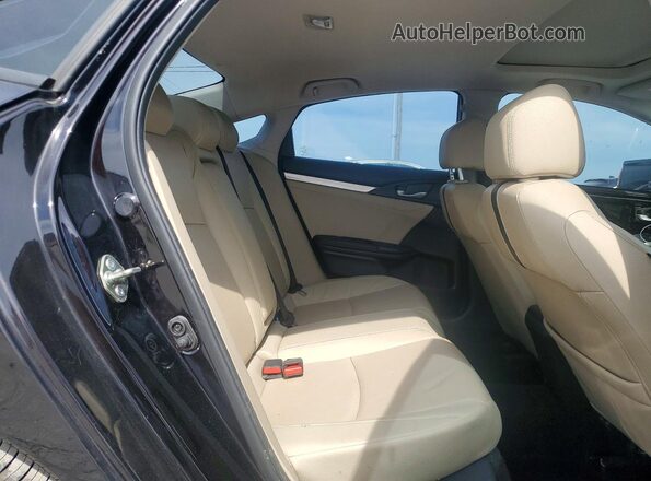 19XFC1F74GE044841 2016 HONDA CIVIC Черный Вид задних сидений