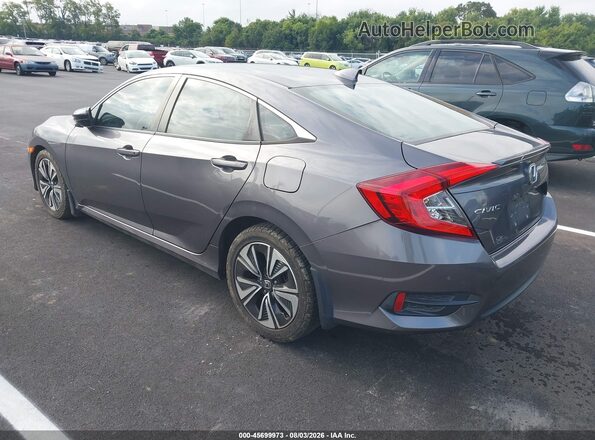 19XFC1F74HE011761 2017 HONDA CIVIC Gray Rear left