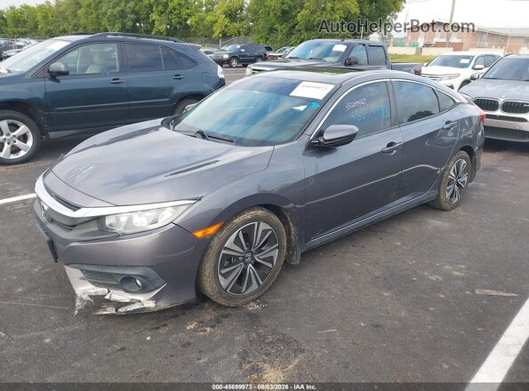 19XFC1F74HE011761 2017 HONDA CIVIC Gray Front left