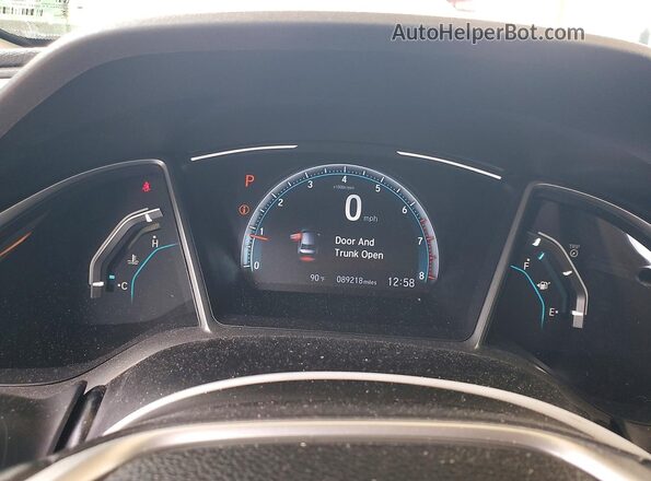 19XFC1F74LE017178 2020 HONDA CIVIC Silver Вид щитка приладів