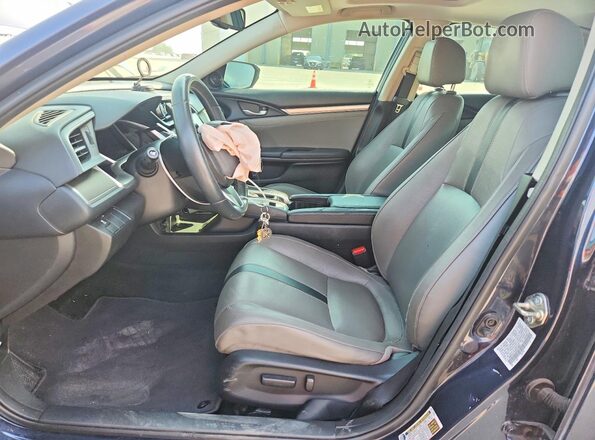 19XFC1F75GE018801 2016 HONDA CIVIC Blue Widok wnętrza z przodu