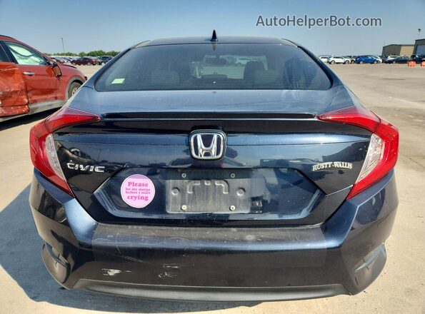 19XFC1F75GE018801 2016 HONDA CIVIC Blue Widok z tyłu