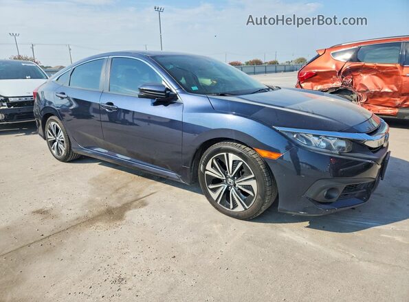 19XFC1F75GE018801 2016 HONDA CIVIC Blue Przód prawy
