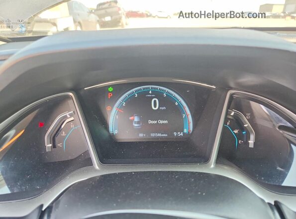 19XFC1F75GE018801 2016 HONDA CIVIC Blue Widok zestawu wskaźników