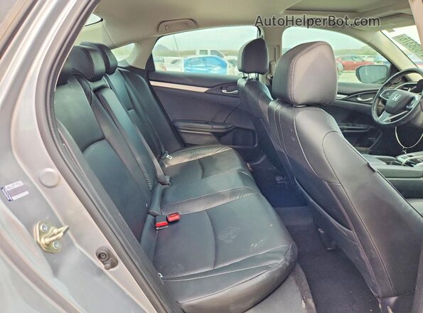 19XFC1F75GE036196 2016 HONDA CIVIC Silver უკანა სავარძლების ხედი