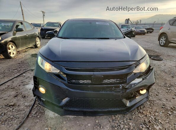 19XFC1F75GE203589 2016 HONDA CIVIC Black წინა ხედი