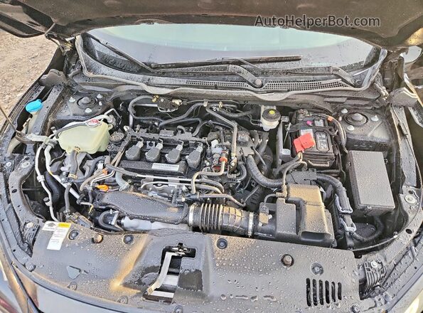 19XFC1F75GE203589 2016 HONDA CIVIC Black უკანა სალონის ხედი