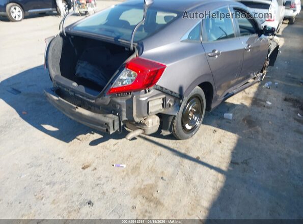 19XFC1F75JE201669 2018 HONDA CIVIC Gray Trasero derecho