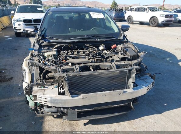 19XFC1F75JE201669 2018 HONDA CIVIC Gray Vista del cuadro de instrumentos