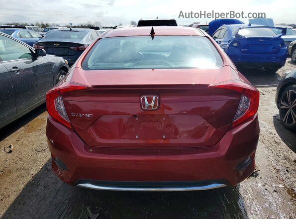 19XFC1F75LE023507 2020 HONDA CIVIC Red Vista trasera