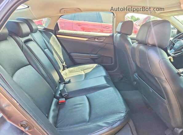 19XFC1F75ME013447 2021 HONDA CIVIC Gray Vista de los asientos traseros