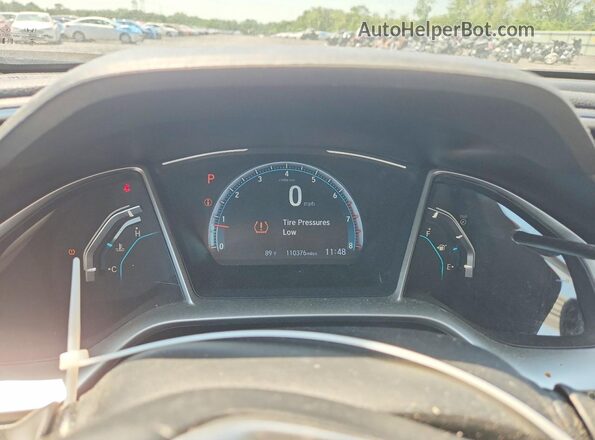 19XFC1F75ME013447 2021 HONDA CIVIC Gray Vista del cuadro de instrumentos