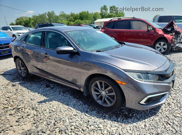 19XFC1F75ME013447 2021 HONDA CIVIC Gray Delantero derecho