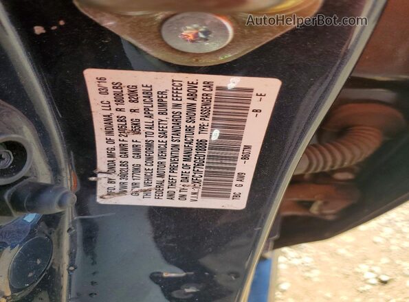 19XFC1F76GE018886 2016 HONDA CIVIC Blue Widok komory silnika