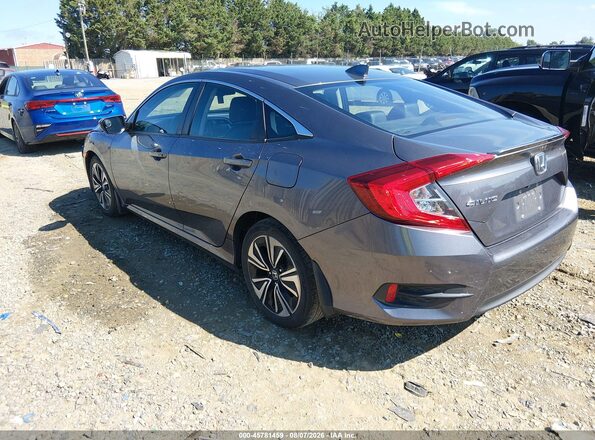 19XFC1F76GE019066 2016 HONDA CIVIC Gray Rear left