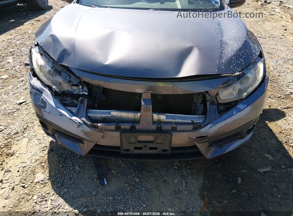 19XFC1F76GE019066 2016 HONDA CIVIC Gray Front view