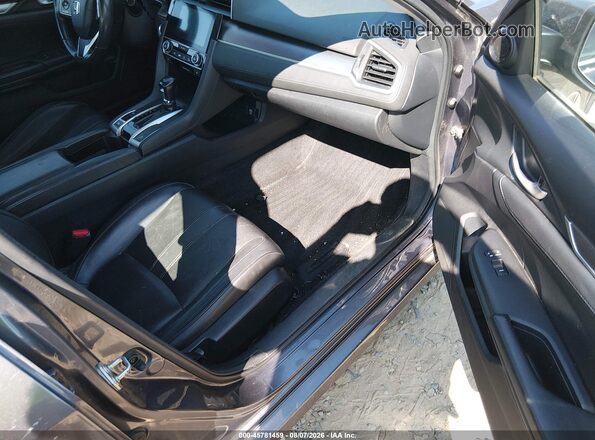 19XFC1F76GE019066 2016 HONDA CIVIC Gray Front interior view