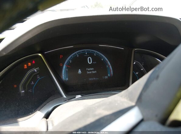 19XFC1F76HE016735 2017 HONDA CIVIC Gray უკანა სავარძლების ხედი
