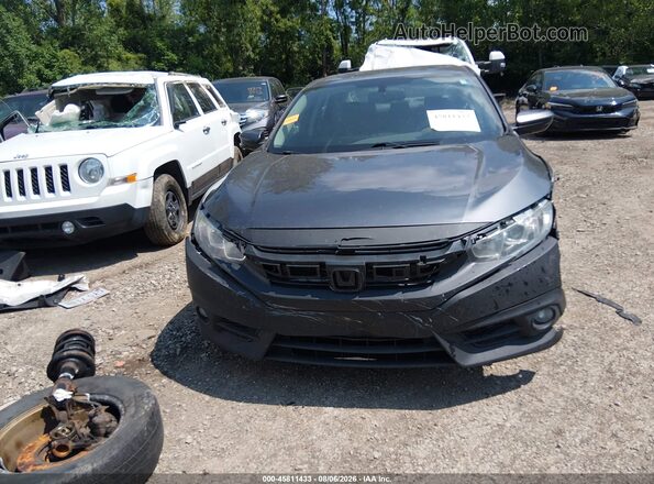 19XFC1F76HE016735 2017 HONDA CIVIC Gray ხელსაწყოთა პანელის ხედი