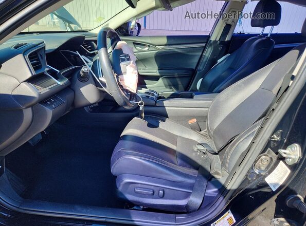 19XFC1F77LE020642 2020 HONDA CIVIC Black Widok wnętrza z przodu
