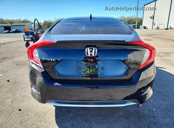 19XFC1F77LE020642 2020 HONDA CIVIC Black Widok z tyłu