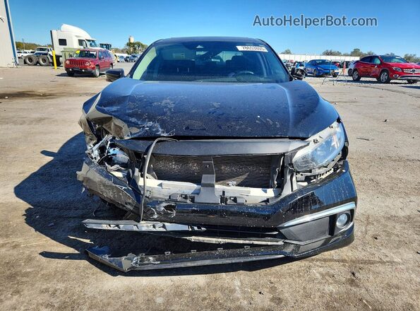 19XFC1F77LE020642 2020 HONDA CIVIC Black Widok z przodu