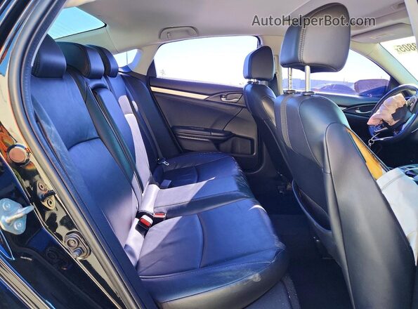 19XFC1F77LE020642 2020 HONDA CIVIC Black Widok tylnych siedzeń