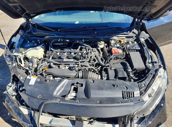 19XFC1F77LE020642 2020 HONDA CIVIC Black Widok wnętrza z tyłu