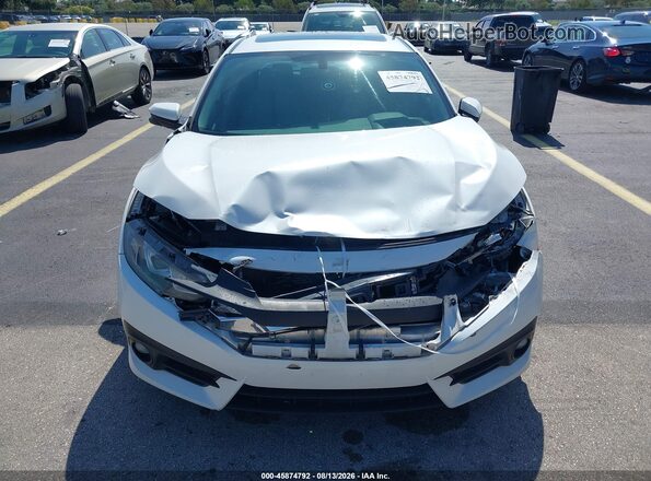 19XFC1F78GE037469 2016 HONDA CIVIC White Widok z przodu