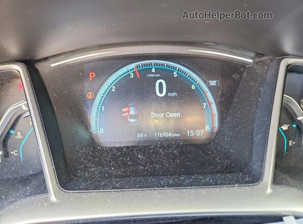 19XFC1F78GE039626 2016 HONDA CIVIC White ხელსაწყოთა პანელის ხედი
