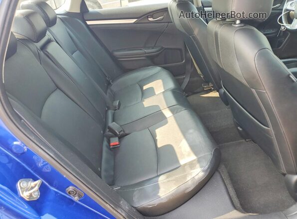 19XFC1F78HE010290 2017 HONDA CIVIC Blue Widok tylnych siedzeń