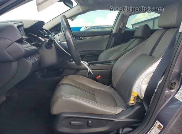 19XFC1F78ME009988 2021 HONDA CIVIC Gray წინა სალონის ხედი