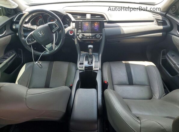 19XFC1F78ME009988 2021 HONDA CIVIC Gray წინა პანელის ხედი