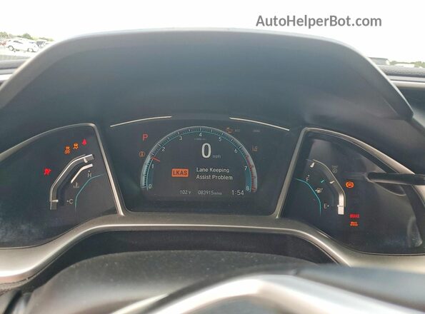 19XFC1F78ME009988 2021 HONDA CIVIC Gray ხელსაწყოთა პანელის ხედი