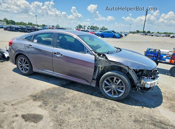19XFC1F79KE008975 2019 HONDA CIVIC Gray Front right
