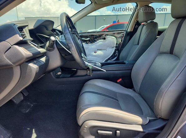 19XFC1F79KE008975 2019 HONDA CIVIC Gray Front interior view