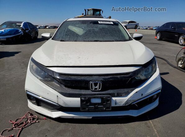 19XFC1F79KE213776 2019 HONDA CIVIC White Widok z przodu