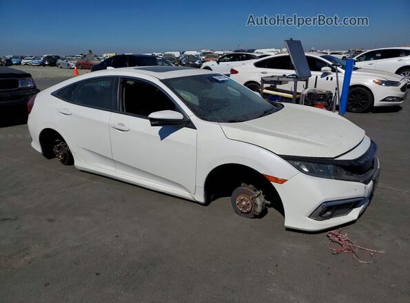 19XFC1F79KE213776 2019 HONDA CIVIC White Przód prawy