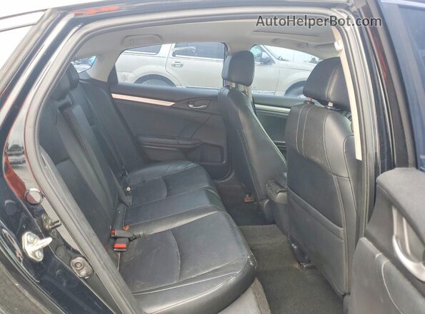 19XFC1F7XGE032483 2016 HONDA CIVIC Black Vista de los asientos traseros
