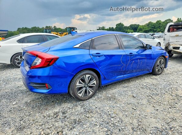 19XFC1F7XJE000172 2018 HONDA CIVIC Синий Задняя правая четверть