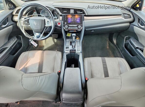 19XFC1F7XLE214615 2020 HONDA CIVIC Gray წინა პანელის ხედი