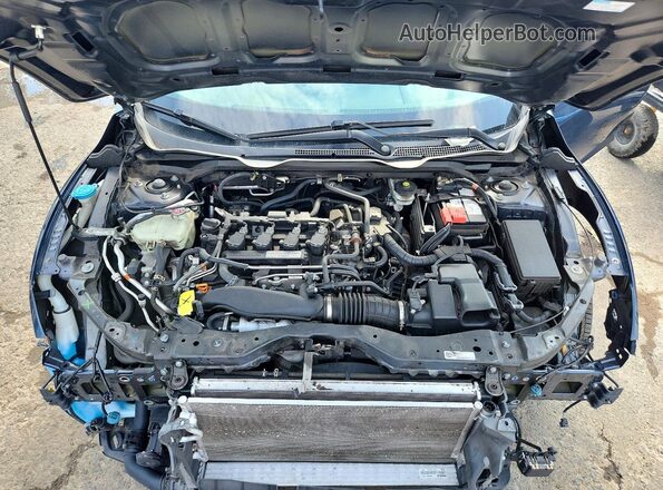 19XFC1F7XLE214615 2020 HONDA CIVIC Gray უკანა სალონის ხედი