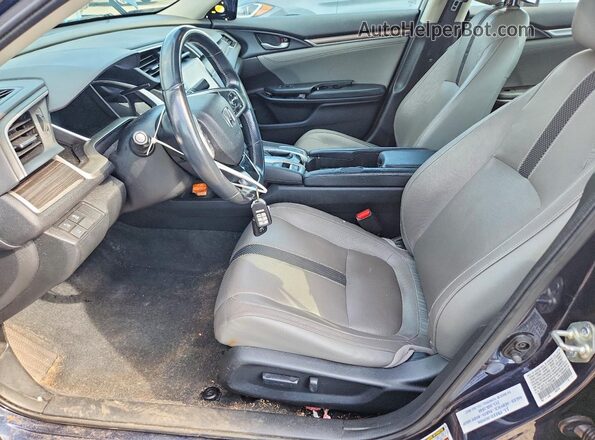 19XFC1F7XLE214615 2020 HONDA CIVIC Gray წინა სალონის ხედი