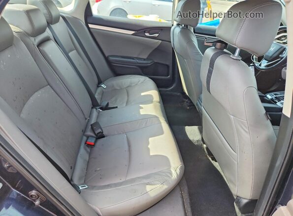19XFC1F7XLE214615 2020 HONDA CIVIC Gray უკანა სავარძლების ხედი