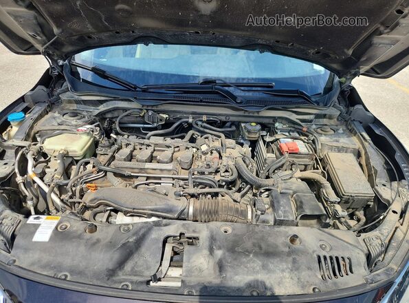 19XFC1F87GE007128 2016 HONDA CIVIC Фиолетовый Вид задней части салона