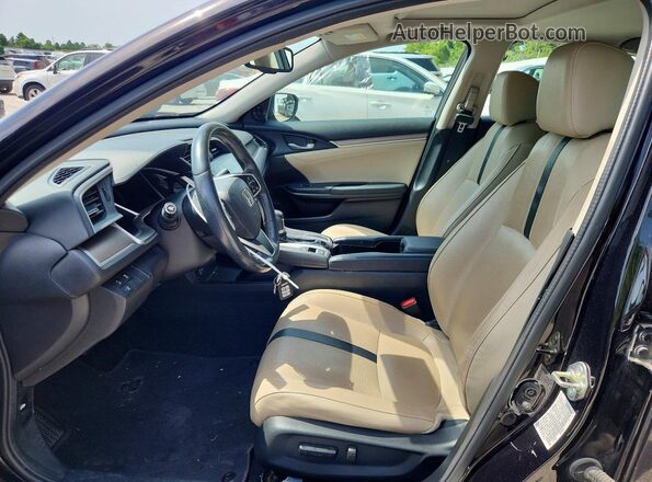 19XFC1F87GE007128 2016 HONDA CIVIC Фиолетовый Вид салона спереди