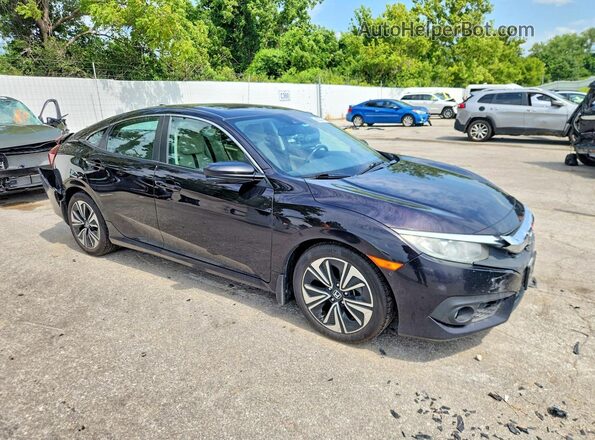 19XFC1F87GE007128 2016 HONDA CIVIC Фиолетовый Передняя правая четверть