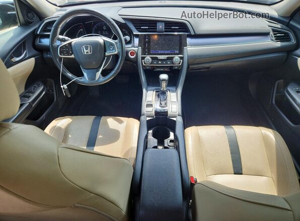 19XFC1F87GE007128 2016 HONDA CIVIC Фиолетовый Вид панели приборов