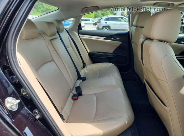 19XFC1F87GE007128 2016 HONDA CIVIC Фиолетовый Вид задних сидений