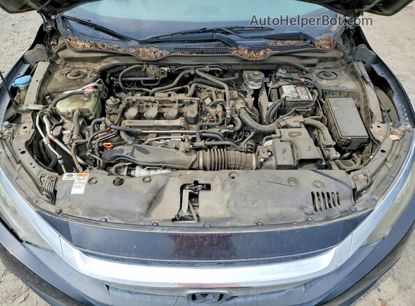 19XFC1F90GE211794 2016 HONDA CIVIC Черный Вид задней части салона